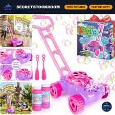 Bubble Lawn Mower for Toddlers 1-3, Outdoor Bubble Machine, Summer Gardening Toy