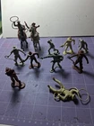 Vintage Marx Western Playset Cowboy Figure Lot