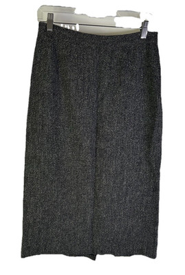 Max Mara Womens 4 Split Back Tweed Pencil Straight Skirt