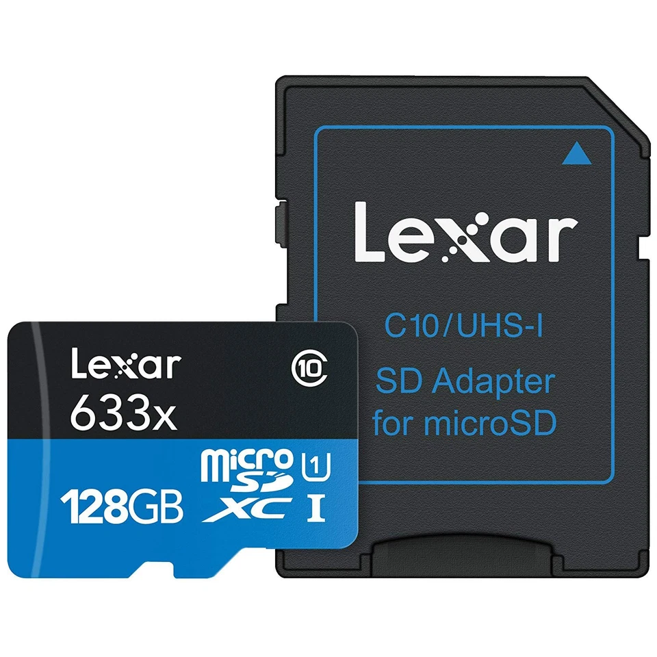 Tarjeta de memoria Lexar High-Performance 633x microSDHC/microSDXC UHS-I 128 GB Foto 4 de 4