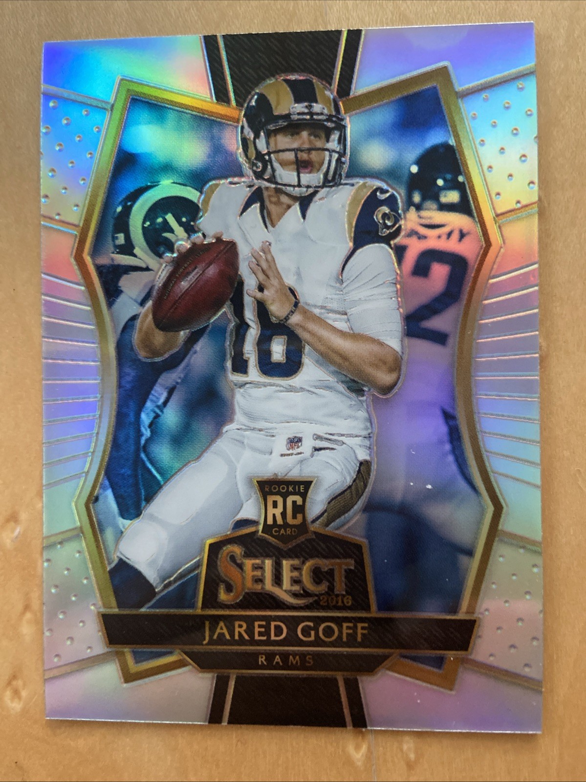 2016 Select Jared Goff Silver Prizm Rookie Card RC  #101 Raw Ungraded