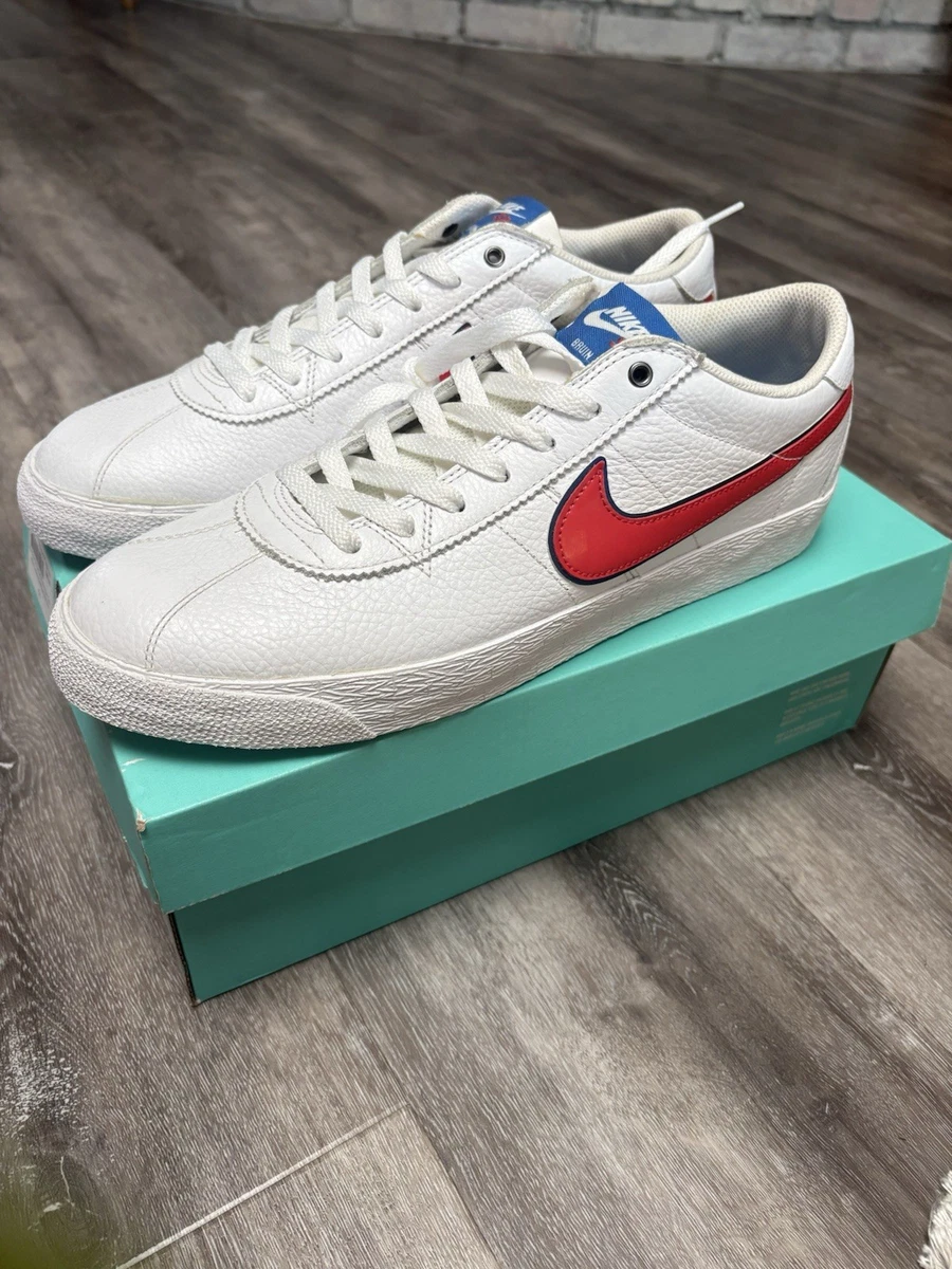 RARE Nike Zoom Bruin SB  Sport Red and White Mens 8 Nike SB Bruin Supreme Varsity Red Men main image 2