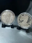 Lot of 2 Liberty 1 oz Silver Rounds