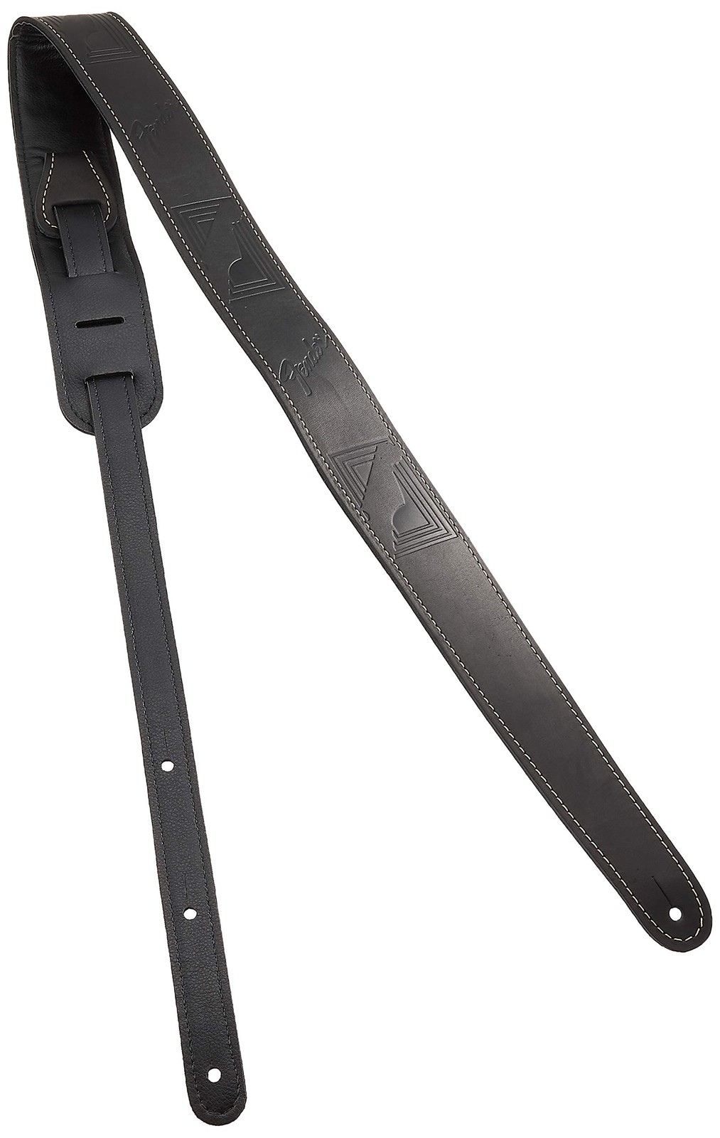 Sangle pour guitare noir acoustique électrique et basse en tissu