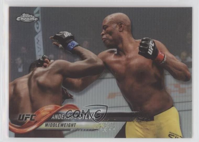2018 Topps Chrome UFC Refractor Anderson Silva #42 l0o