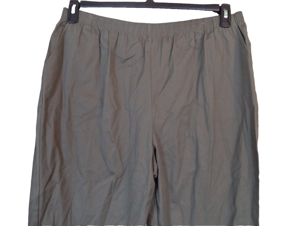 Pantalones elásticos para mujer Olive Classic Elements. Talla XL. 97 % algodón/3 % sp Foto 3 de 4