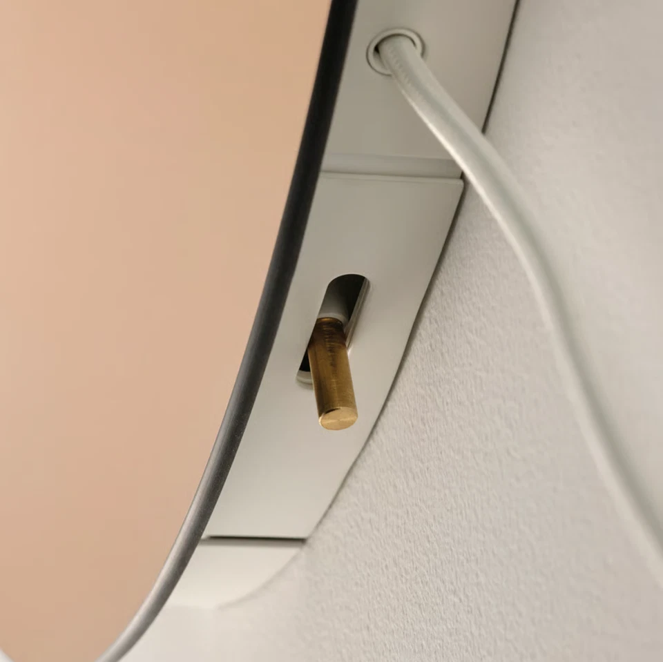 IKEA VARMBLIXT LED Wall/Mirror Lamp – Dimmable Bronze Colour Round - Image 4 of 4