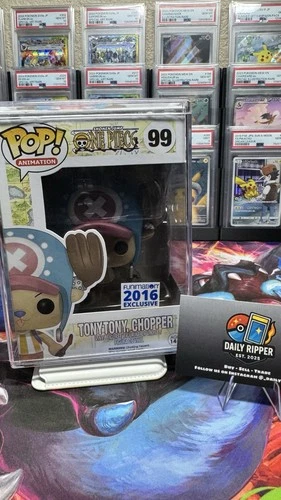 Funko Pop! Vinyl: One Piece Tony Tony Chopper Flocked Figure, Funimation 99 Rare