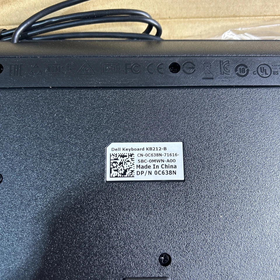 DELL KB212-B - USB Wired 104-Key Keyboard - DP/N: 0DJ454 - New Open-Box w Risers - Image 4 of 4