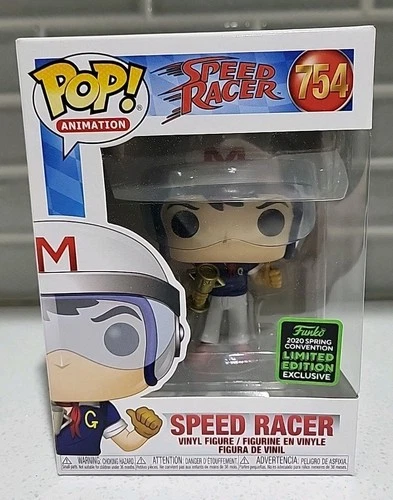 Funko Pop! Animation  #754 SPEED RACER Shared Emerald City Comic Con Exclusive.