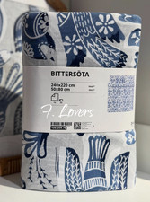IKEA BITTERSÖTA BITTERSOTA King Size Duvet Cover Set + 2 Pillowcases 240x220cm