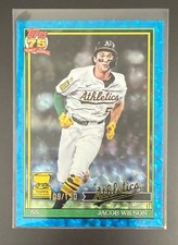 2026 Topps Series 1 Jacob Wilson 1991 Topps Crackle Foil Blue /150 - Mega Box 