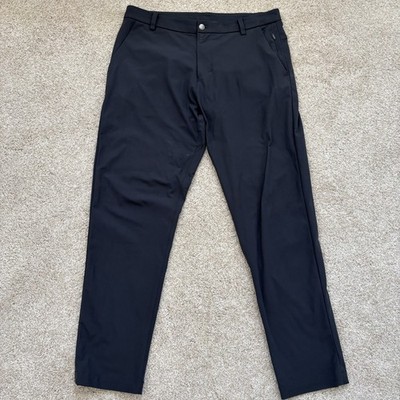 Lululemon Men s Commission Pant Classic Fit 34x30 Obsidian/Faded Black