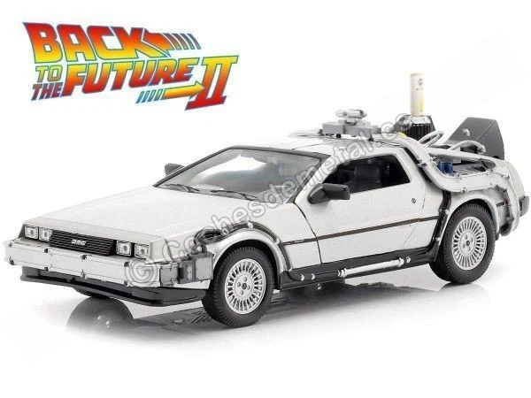 1989 DeLorean DMC 12 "Retour vers le Futur II + Mr.Power" 1:24 Welly 22441 - Photo 1/4