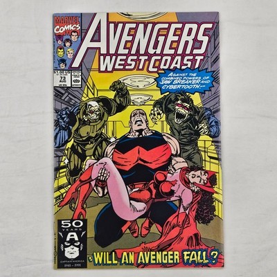 Avengers West Coast 73 Marvel Comics 1991