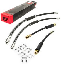 4x Bremsschlauch Leitung Bremse +Haltefeder vorne hinten für VW Golf V 1K VI 5K