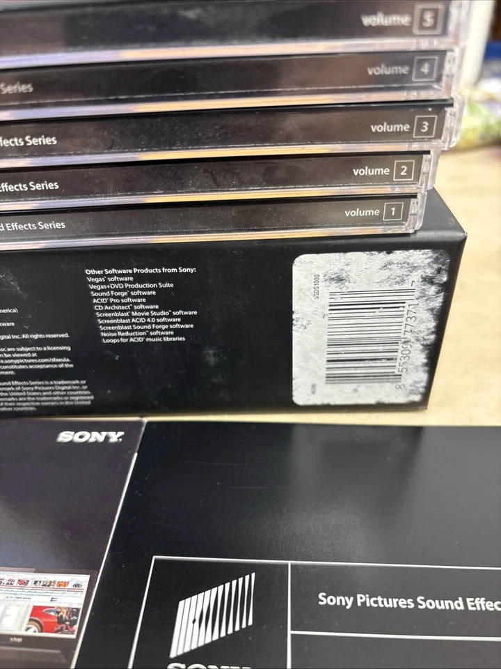 Sony Pictures Sound Effects Series Volumes 1-5 - Image 2 of 2