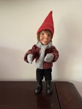 Byers Choice Kindles 7  Boy With Plaid Jacket