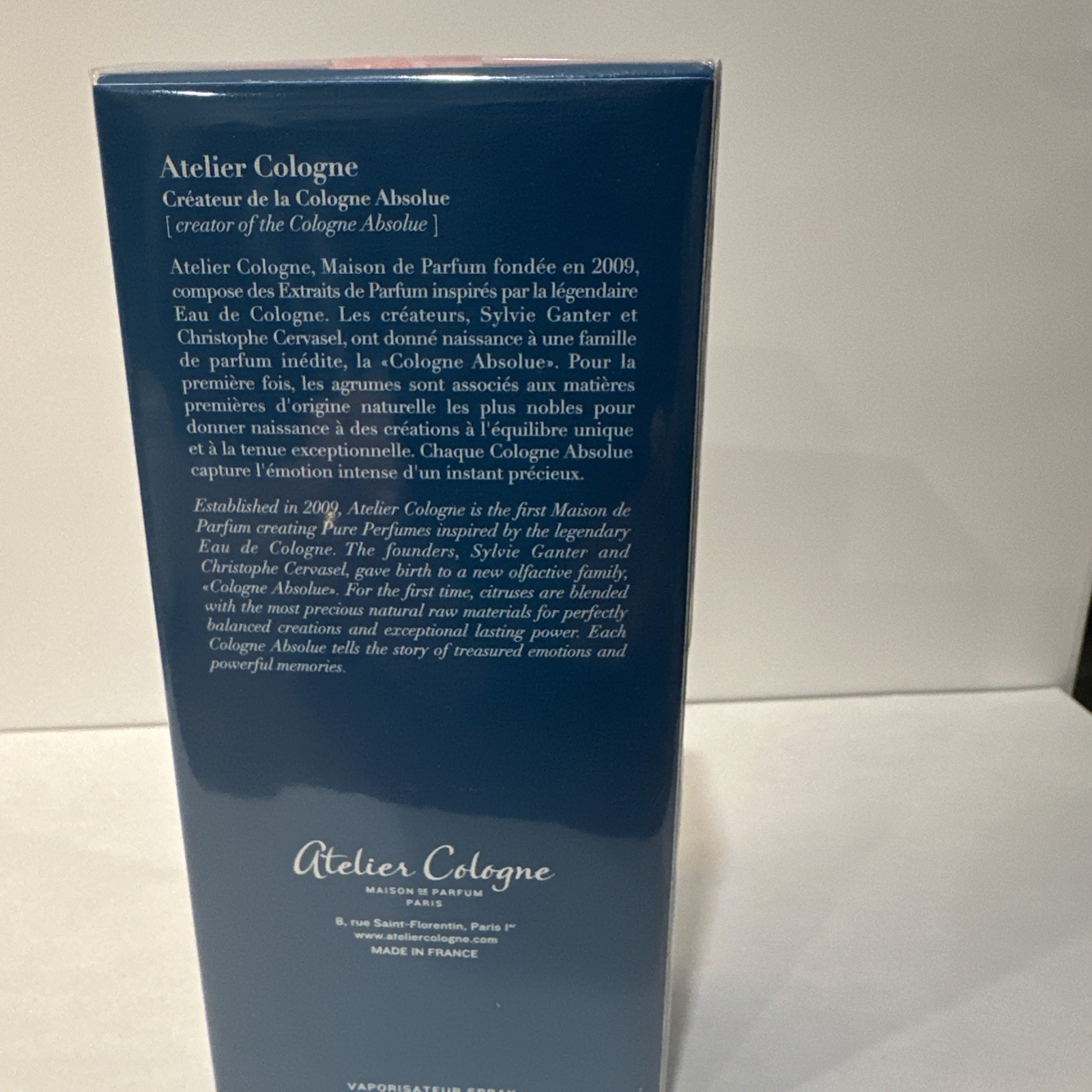 Atelier Cologne Pacific Lime Cologne Absolue Pure Perfume Spray 100 mL / 3.3 oz