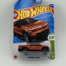 Hot Wheels Silverado EV RST Orange Chevy HW EV 6/10 86/250