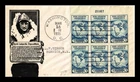 Dr Jim Stamps Fdc Scott 768 3C Byrd Antarctic Expedition Pane Of 6 Anderson