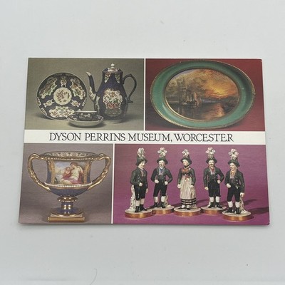 Dyson Perrins Museum Worcester Porcelain & Art Postcard J Arthur Dixon