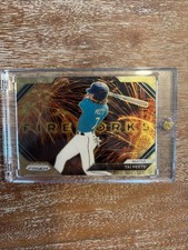 2024 Panini Prizm Baseball Tai Peete Fireworks Gold Vinyl Prizm 1/1 SSP 1 Of 1
