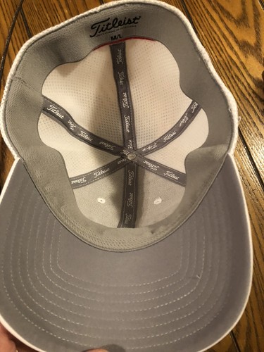 Titleist Pro V1 Golf Cap FJ Logo White Size M/L - Picture 6 of 9