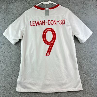 Nike POLAND NATIONAL TEAM 2018 FOOTBALL JERSEY # Lewan-Don-SKi | eBay