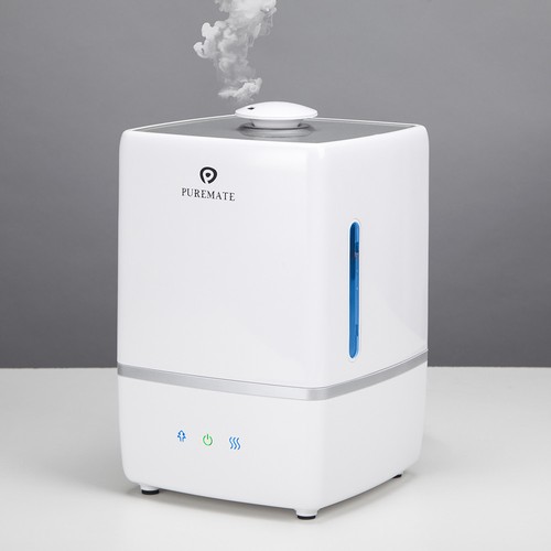 PureMate 5L Ultrasonic Cool & Hot Mist Humidifier with Ioniser & Aroma Diffuser - Picture 10 of 12