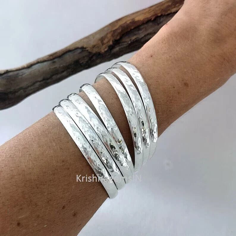 Fine silver best sale bangles