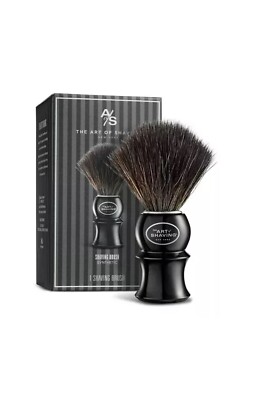 The Art of Shaving Original Shaving Brush -Black- Premium Synthetic Fibers NIB