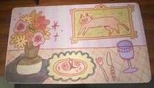 Large Cute Cat Computer Desk Mat