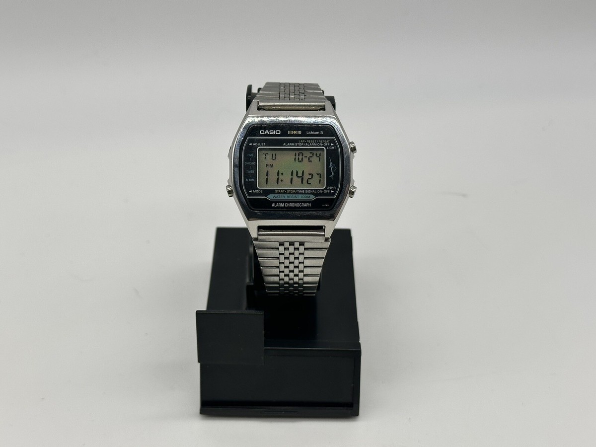 ⭐️ Vintage CASIO H101 MARLIN 80's DIGITAL WATCH 106