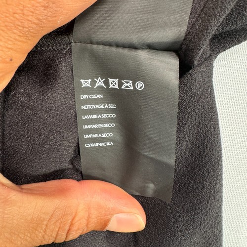 T-shirt Club Monaco finto collo manica corta donna XS nero pullover slim fit 79€ - Foto 8 di 10