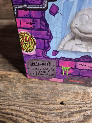 Teenage Mutant Ninja Turtles Mutant Mayhem "Mikey" Figura in vinile fai da te NUOVA - Foto 9 di 12
