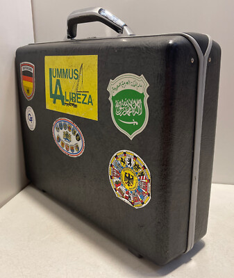 Samsonite Briefcase 007 Attache Vintage Hard Shell Black Gray