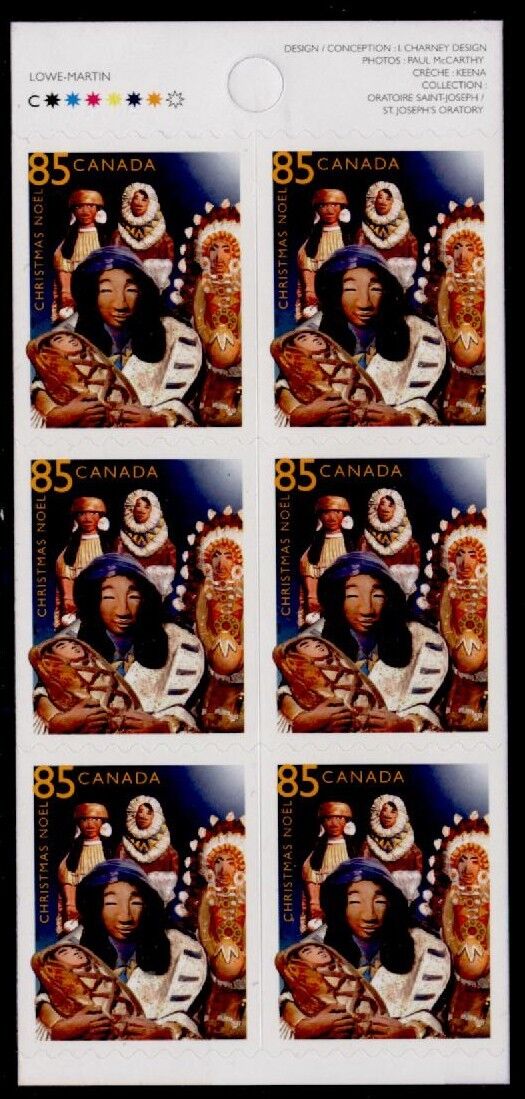Ranking TOP12 Canada 2126a Discount mail order Booklet BK315 Creche MNH - Christmas