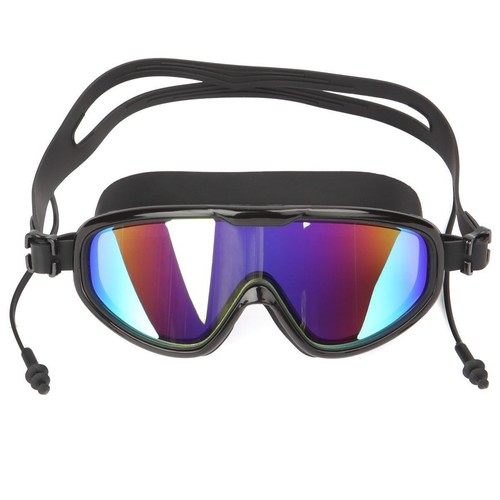 Occhiali da nuoto uomo donna impermeabili UV antiappannamento occhiali da nuoto con set Earplus - Foto 10 di 14