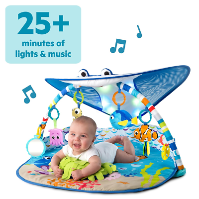 Disney Baby Finding Nemo Mr. Ray Ocean Lights & Music Gym, Ages