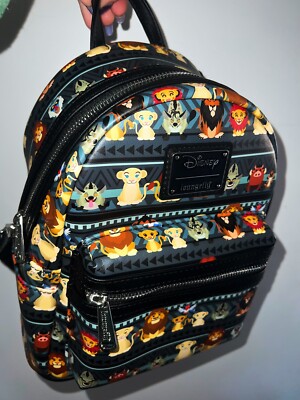 Loungefly Disney Lion King Tribal Chibi Mini Backpack  display picture 1