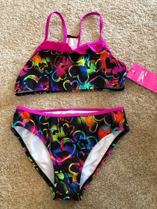 speedo girls two piece