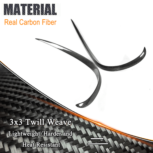 Carbon Splitter Stoßstange Lippe Spoiler Canards für Mercedes W213 C238 E43 - Picture 9 of 12