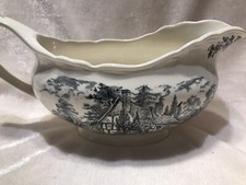 Sossenkanne, Englische Keramik, Romantic England, 11x21x7, Einzeln
