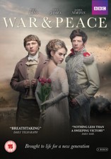 War and Peace DVD (2016) Paul Dano, Harper (DIR) cert 15 3 discs ***NEW***