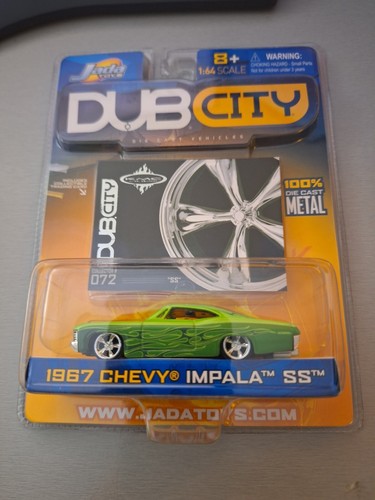 Jada Dub City 1967 Chevy Impala SS Lowrider - light/dark green, 2004 #072, 1/64