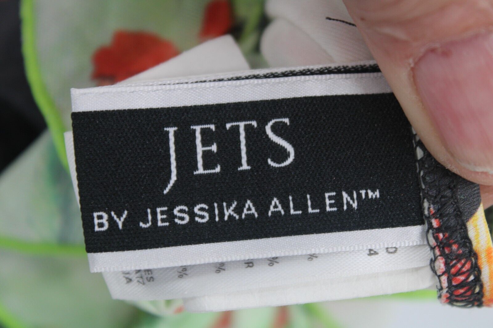 Jets By Jessika Allen Size 8 Floral Halter One Pi… - image 8