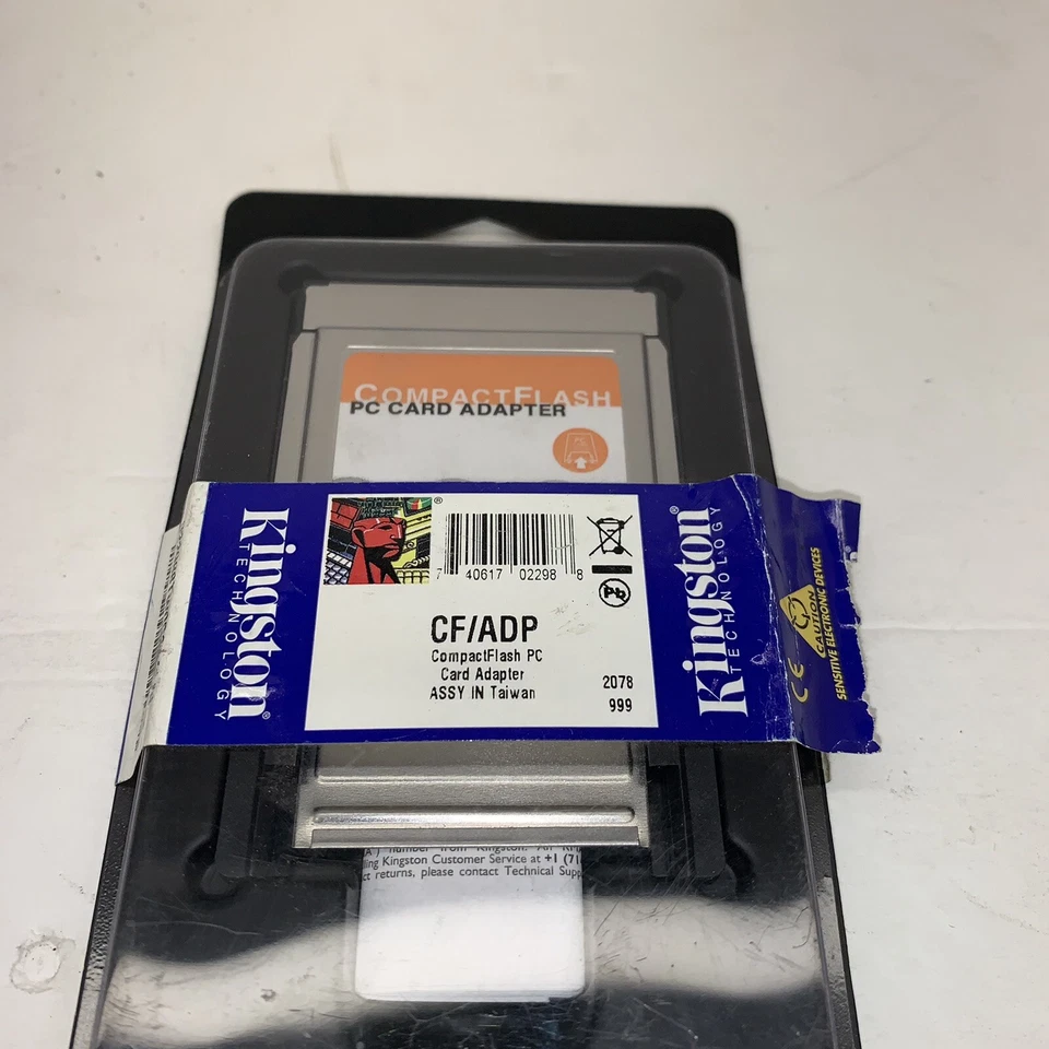 Kingston CompactFlash PC Card Adapter (CF/ADP) *NEW* In Sealed Packages - Image 2 of 4