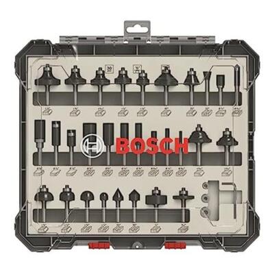 ⭐️BOSCH Genuine Bosch Professional 2607017476 30-Piece Set Router Bit Set