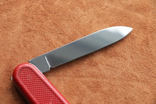 Victorinox Taschenmesser Safari Solo Schweizer Offiziersmesser rot großes Messer - Bild 6 von 6